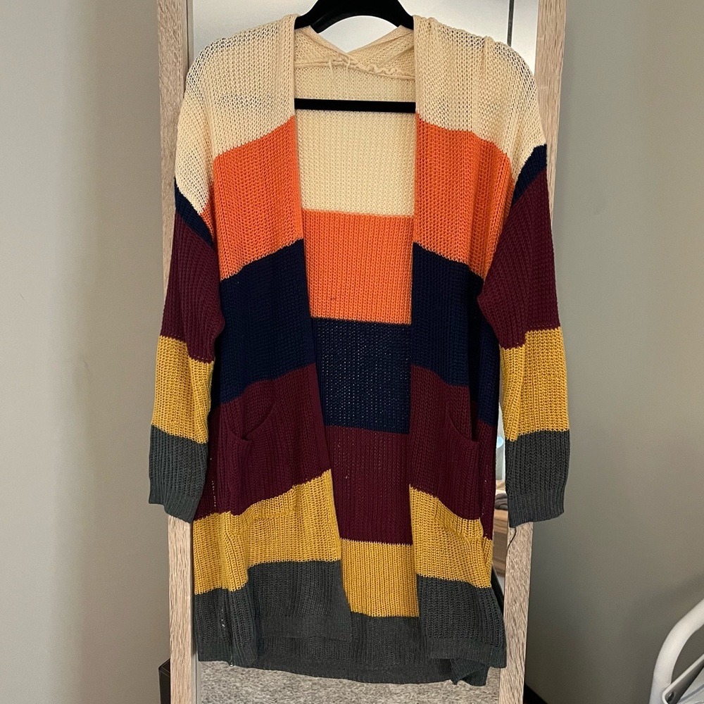 Multi color cardigan